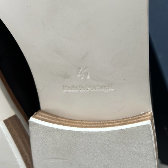 NEW Filipe Sousa Collection Eureka Leather Loafers Boat Shoes Blue and Black 41 - Picture 9 of 11